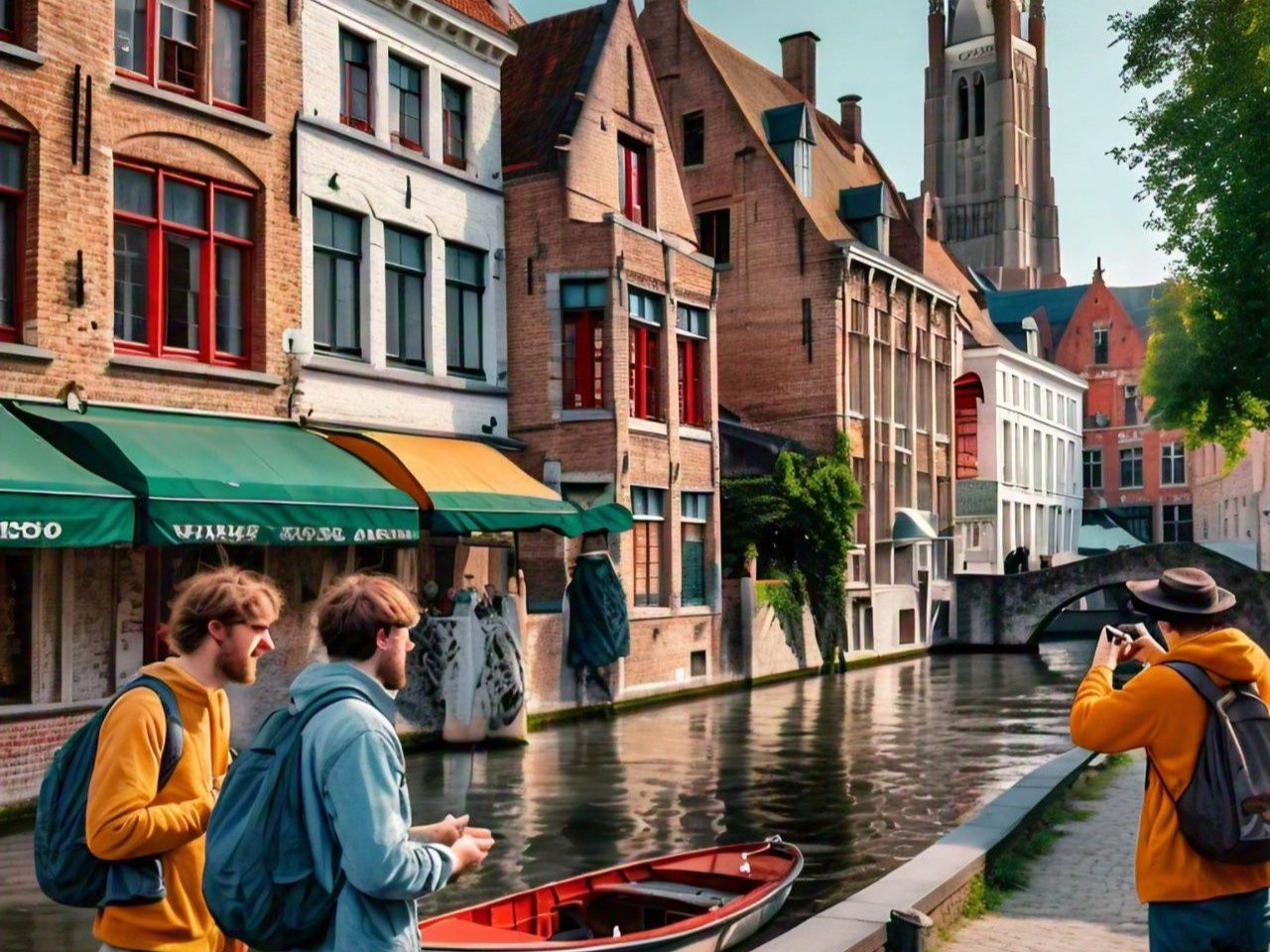 Cannabis, hemp, Weed in Bruges, Belgium