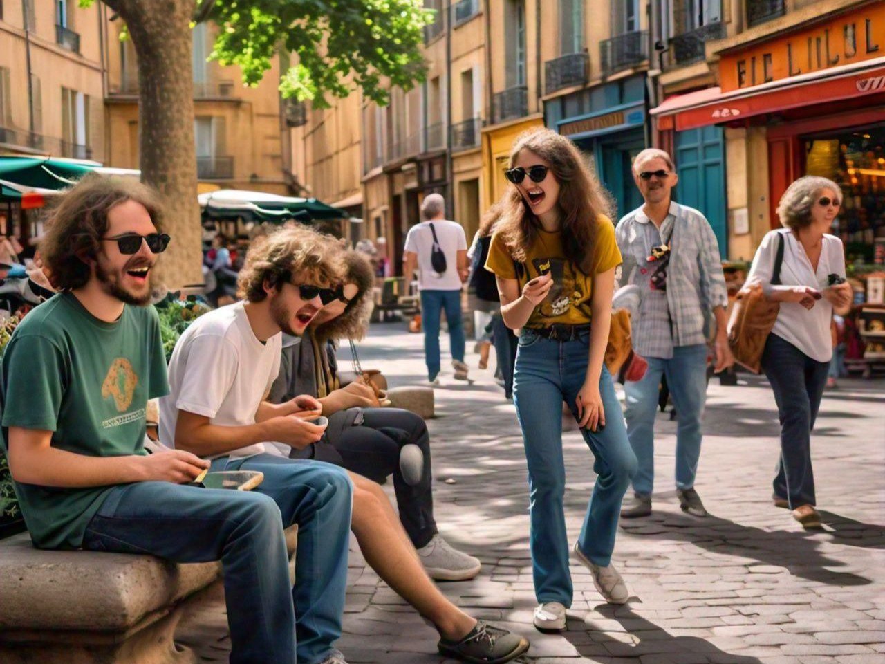 Weed in Aix-en-Provence, France