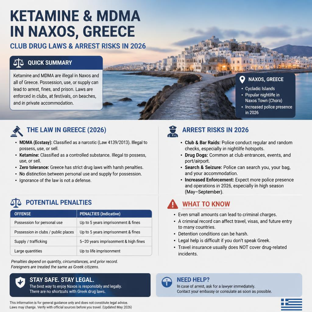 Ketamine and MDMA in Naxos, Greece