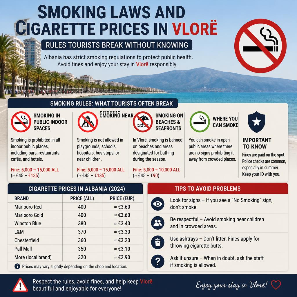 Smoking Laws and Cigarette Prices in Vlorë