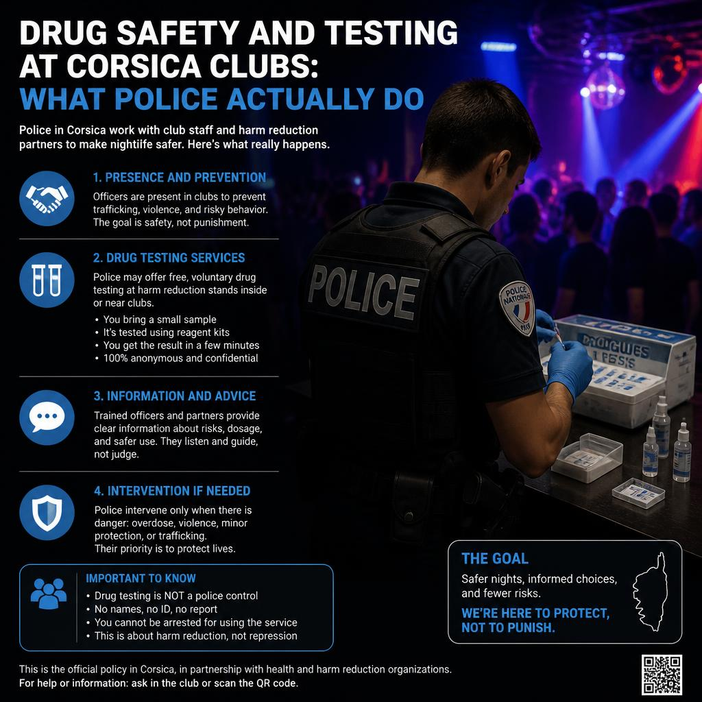 Drug Safety and Testing at Corsica Clubs