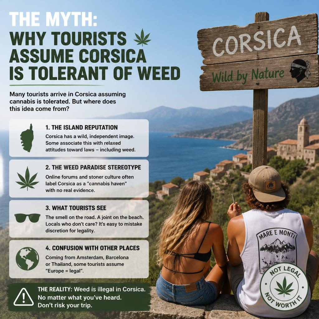 Why Tourists Assume Corsica Is Tolerant of Weed or Cannabis